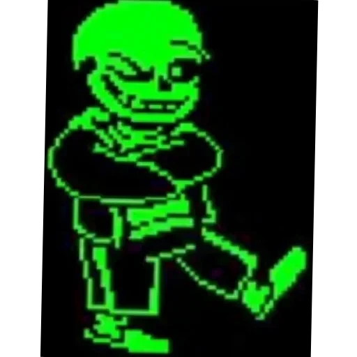 💀 Стикер «Green Sans» для Telegram