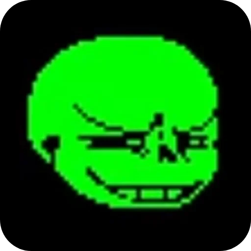 💀 Стикер «Green Sans» для Telegram
