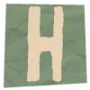 🙂 Эмодзи «Зелёный набор букв и эмодзи» для Telegram