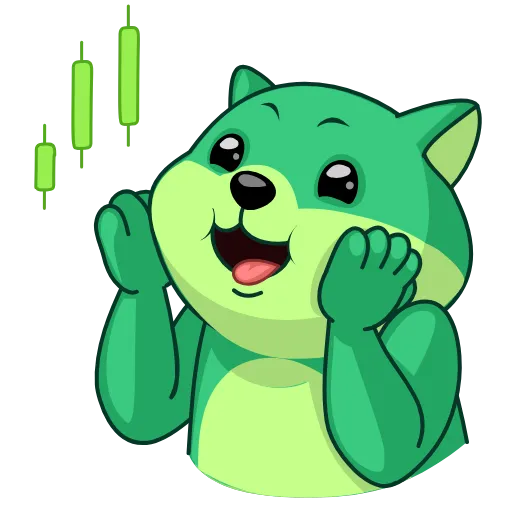 📈 Стикер «GINU» для Telegram