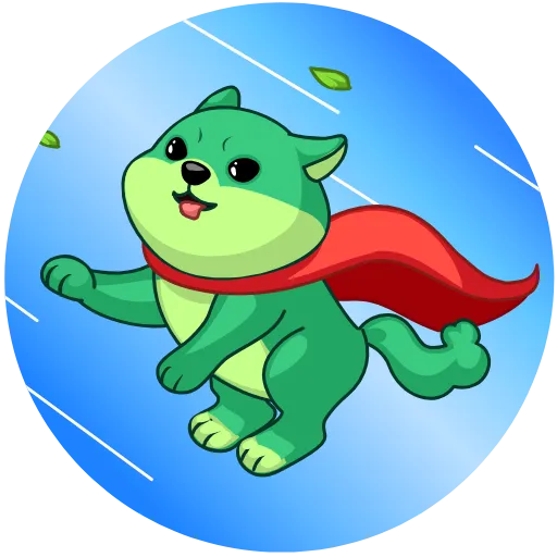 🦸‍♂️ Стикер «GINU» для Telegram