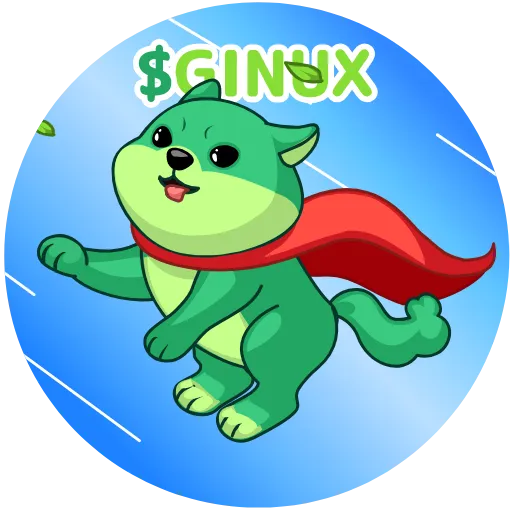 🦸‍♂️ Стикер «GINU» для Telegram
