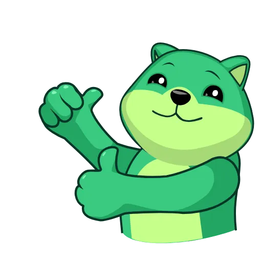 👍 Стикер «GINU» для Telegram