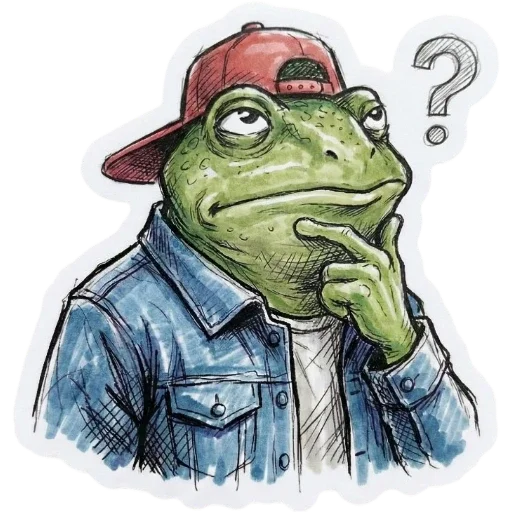 🧐 Стикер «Green Vibe» для Telegram