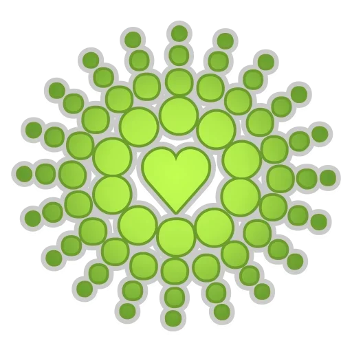 ❤️ Стикер «CoronaGreenVirus» для Telegram