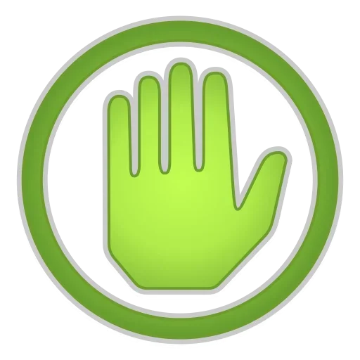 ✋ Стикер «CoronaGreenVirus» для Telegram
