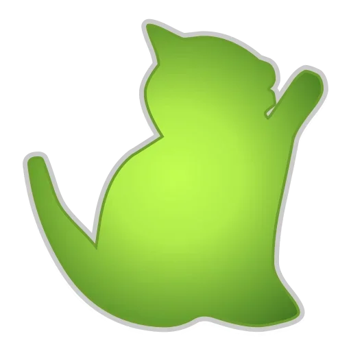 🐈 Стикер «CoronaGreenVirus» для Telegram