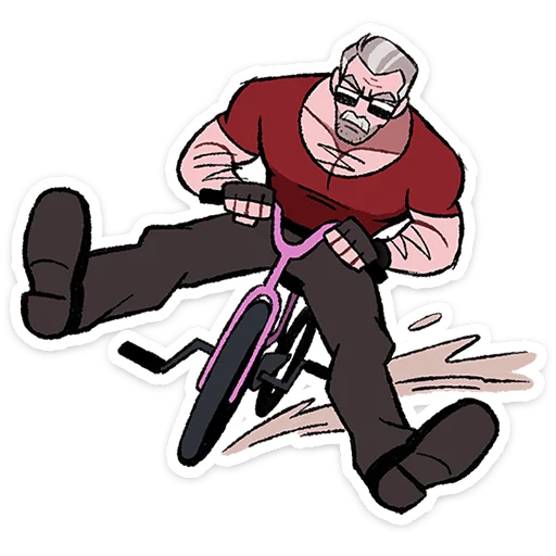 🚴 Стикер «Григорий» для Telegram
