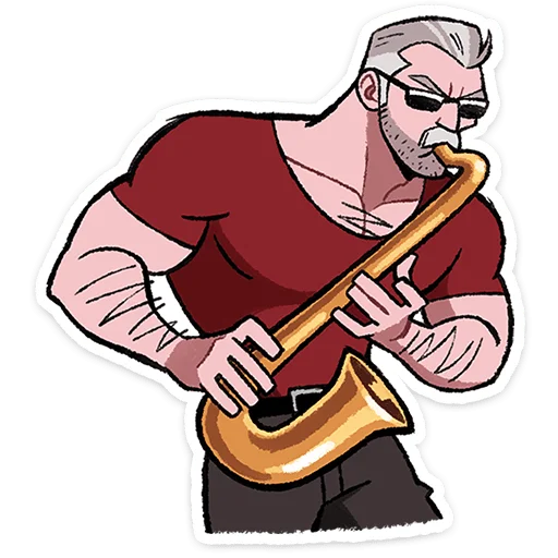 🎺 Стикер «Григорий» для Telegram