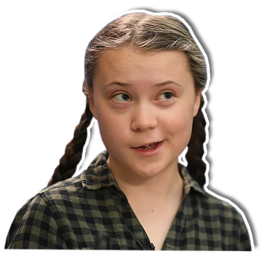 😉 Стикер «Greta» для Telegram