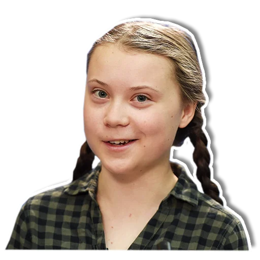 😜 Стикер «Greta» для Telegram