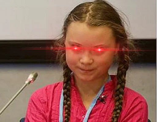 👹 Стикер «Greta Thunberg» для Telegram
