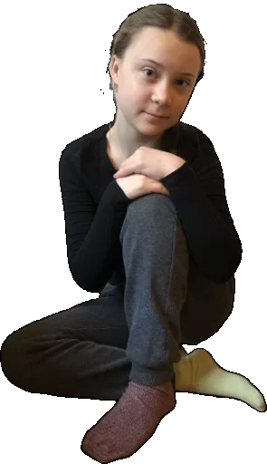 😐 Стикер «Greta Thunberg» для Telegram