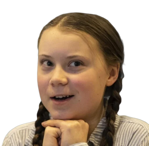 😘 Стикер «Greta Thunberg» для Telegram