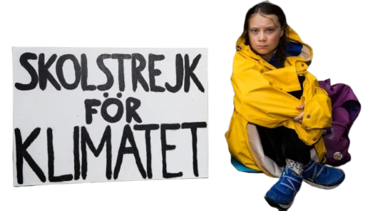 🙇 Стикер «Greta Thunberg» для Telegram