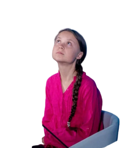 😇 Стикер «Greta Thunberg» для Telegram
