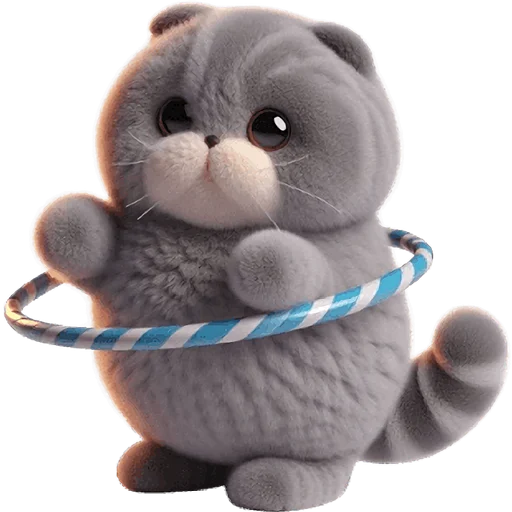 🥹 Стикер «Серый котик» для Telegram