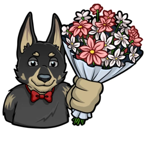 💐 Стикер «Грей» для Telegram
