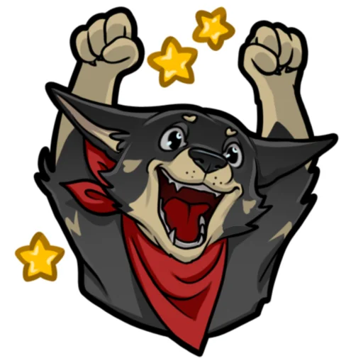 🤩 Стикер «Грей» для Telegram