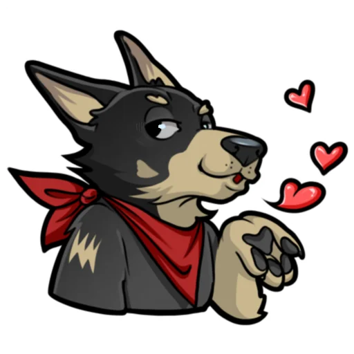😘 Стикер «Грей» для Telegram