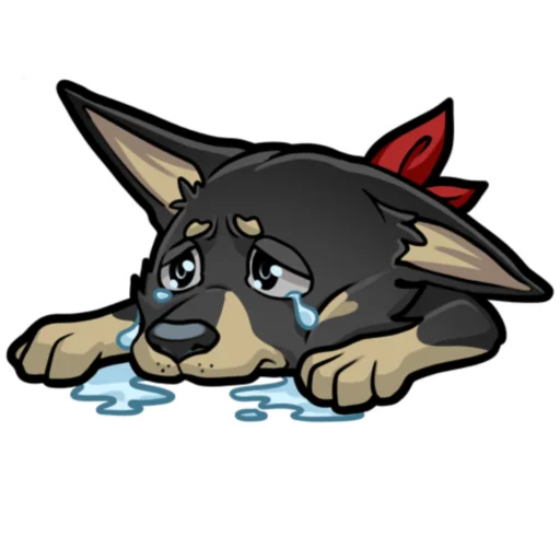 😭 Стикер «Грей» для Telegram