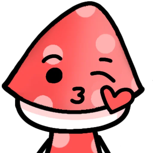 😘 Стикер «Грибушик» для Telegram