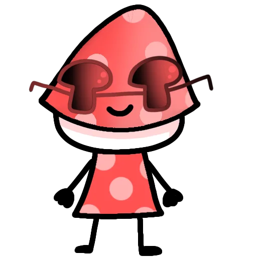 😎 Стикер «Грибушик» для Telegram