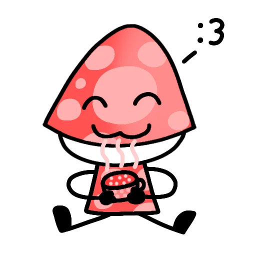 🍵 Стикер «Грибушик» для Telegram