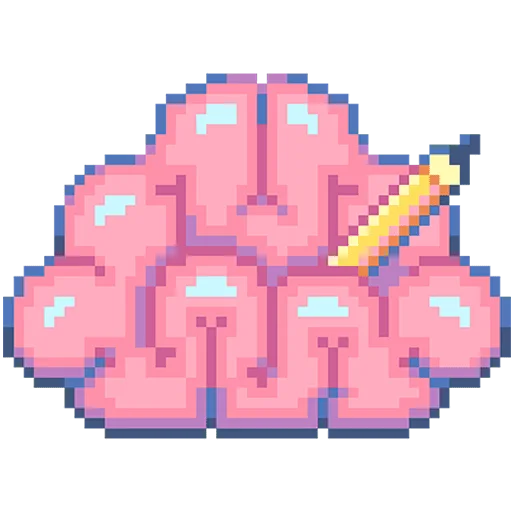 🧠 Стикер «Тетрадь в клеточку Без Текста» для Telegram