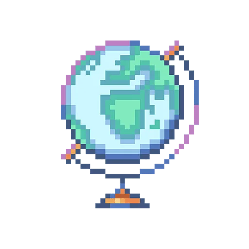 🌎 Стикер «Тетрадь в клеточку Без Текста» для Telegram