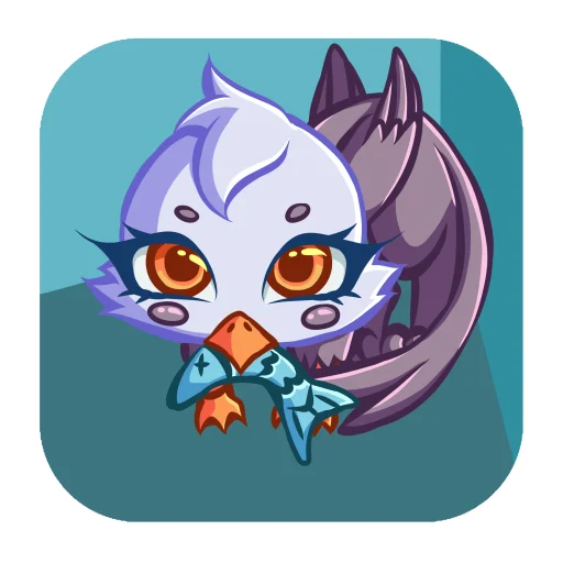 🐟 Стикер «Грифоша» для Telegram