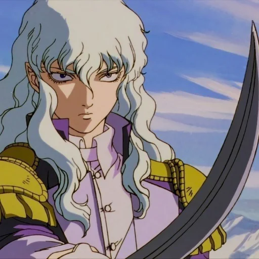 🤍 Стикер «Гриффит Берсерк / Berserk» для Telegram