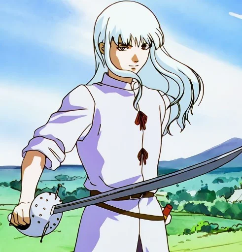 🤍 Стикер «Гриффит Берсерк / Berserk» для Telegram