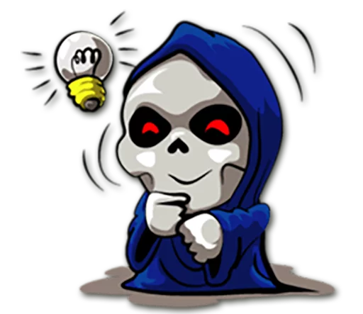 Стикерпак Grim Reaper для Telegram