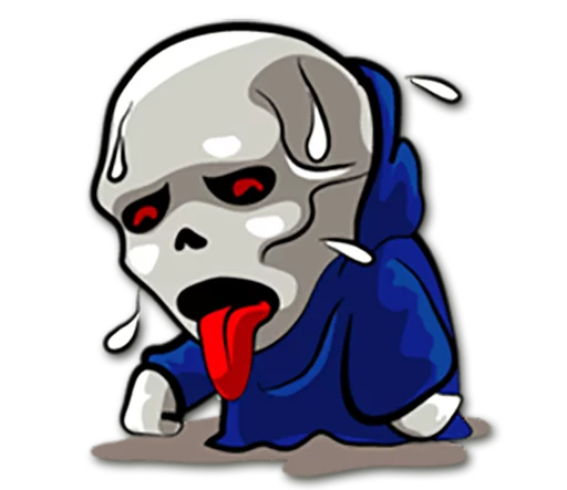 😫 Стикер «Grim Reaper» для Telegram