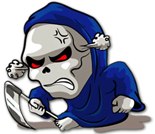 😤 Стикер «Grim Reaper» для Telegram