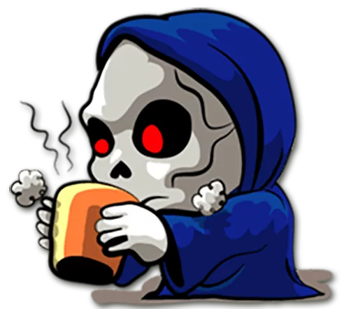 ☕ Стикер «Grim Reaper» для Telegram
