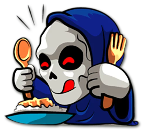 🍴 Стикер «Grim Reaper» для Telegram