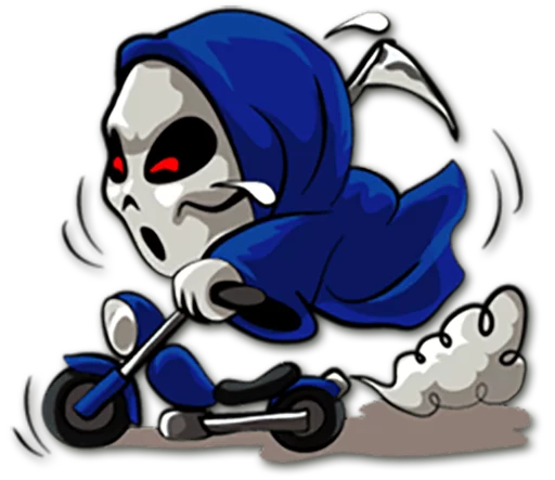 🚲 Стикер «Grim Reaper» для Telegram