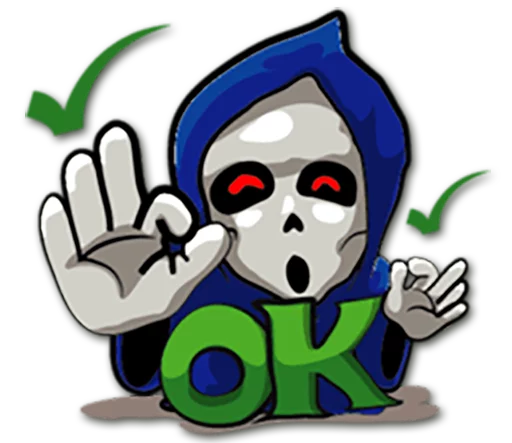 👌 Стикер «Grim Reaper» для Telegram