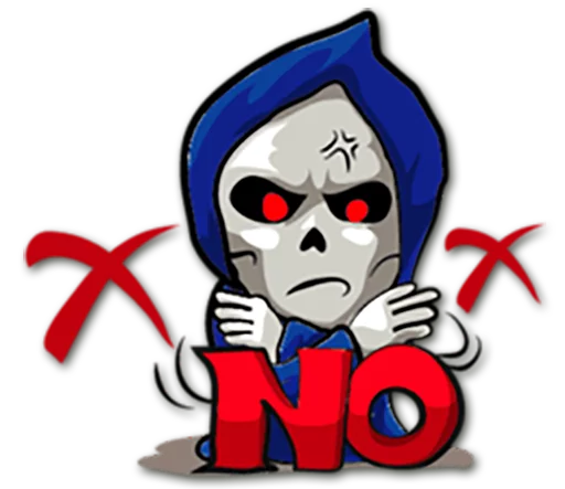 🙅 Стикер «Grim Reaper» для Telegram