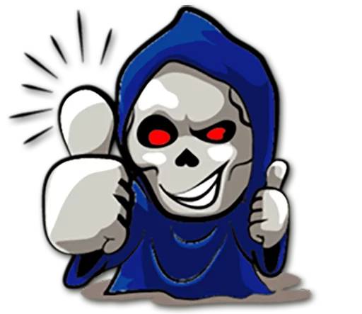 👍 Стикер «Grim Reaper» для Telegram