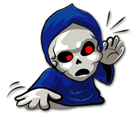 👂 Стикер «Grim Reaper» для Telegram