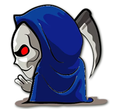 ✌ Стикер «Grim Reaper» для Telegram