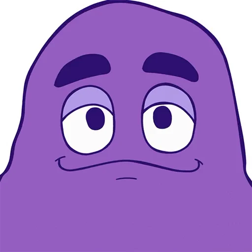 Стикерпак Grimace DogeChain для Telegram — скачать