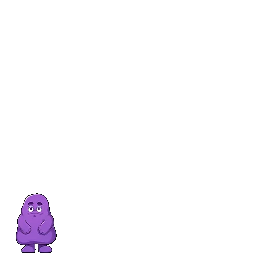 👶 Стикер «Grimace DogeChain» для Telegram