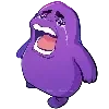 😭 Эмодзи «grimace dogechain» для Telegram