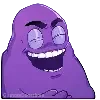 😄 Эмодзи «grimace dogechain» для Telegram