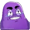 😅 Эмодзи «grimace dogechain» для Telegram