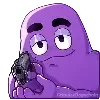 🔫 Эмодзи «grimace dogechain» для Telegram
